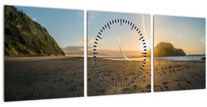 Slika plaže (sa satom) (90x30 cm)