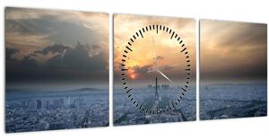 Slika - Pariz odozgo (sa satom) (90x30 cm)
