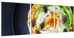 Slika zdrave palačinke (sa satom) (90x30 cm)