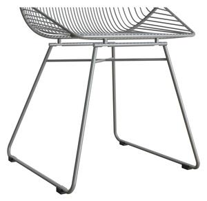 Siva metalna stolica CosmoLiving by Cosmopolitan Ellis