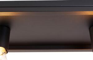 Pametna stropna svjetiljka crna 99,5 cm uklj. 4 Wifi A60 - Kavez