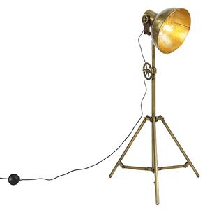 Industrijska podna lampa tronožac brončana - Mangoes