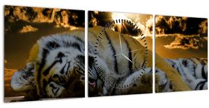 Slika usnulog tigra (sa satom) (90x30 cm)