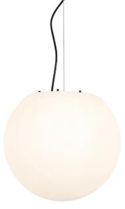 Moderna vanjska viseća svjetiljka bijela 35 cm IP65 - Nura