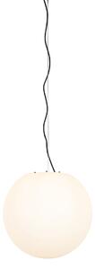Moderna vanjska viseća svjetiljka bijela 45 cm IP65 - Nura