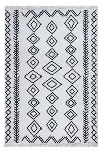 Bijelo-crni pamučni tepih Oyo home Duo, 80 x 150 cm