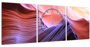 Slika - pijesak u boji (sa satom) (90x30 cm)