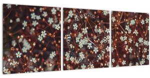 Slika cvijeta šumske potočnice (sa satom) (90x30 cm)