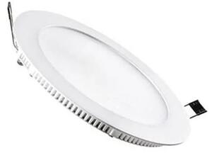 6w vgradni led panel 4000k okrogli beli - masterled