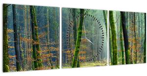 Slika šume (sa satom) (90x30 cm)
