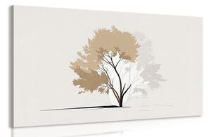 Slika minimalističko stablo s listovima