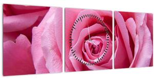 Slika ruže (sa satom) (90x30 cm)