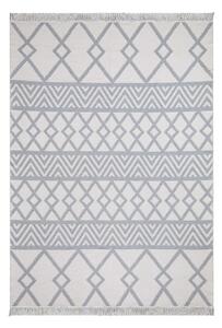 Bijelo-sivi pamučni tepih Oyo home Duo, 120 x 180 cm