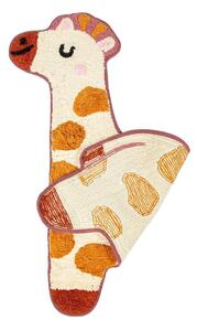 Narančasto-bež dječji pamučni tepih Sass & Belle Giraffe, 57 x 80 cm