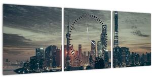 Slika grada u sumrak (sa satom) (90x30 cm)