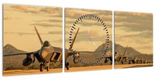 Slika - Zrakoplovstvo (sa satom) (90x30 cm)