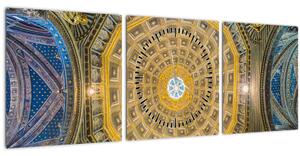 Slika stropa crkve u Sieni (sa satom) (90x30 cm)