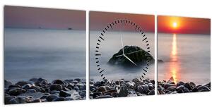 Slika - Na obali (sa satom) (90x30 cm)