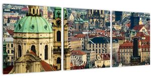 Slika - Panorama Praga (sa satom) (90x30 cm)