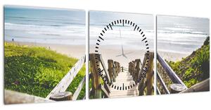 Slika - Ulaz na plažu (sa satom) (90x30 cm)
