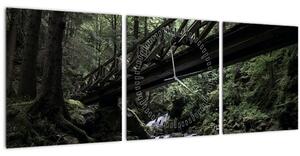 Slika crne šume (sa satom) (90x30 cm)