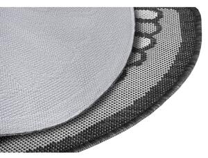 Antracit sivi otirač Hanse Home Weave Ornamento, 50 x 80 cm