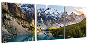 Slika - Kanada, Nacionalni park Banff, jezero Moraine (sa satom) (90x30 cm)