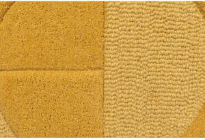 Žuti vuneni tepih Flair Rugs Gigi, 120 x 170 cm