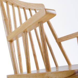 Prirodna blagovaonska stolica od drva kaučukovca Kave Home Kristie
