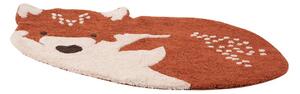 Pamučni tepih boje kestena Nattiot Little Wolf, 70 x 110 cm