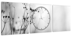 Slika - Detalj livadnog cvijeća (sa satom) (90x30 cm)