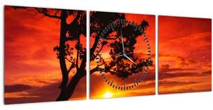 Slika - Zalazak sunca (sa satom) (90x30 cm)