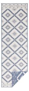 Plavo-krem vanjski tepih NORTHRUGS Malibu, 80 x 250 cm
