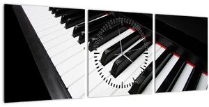 Slika klavirskih tipki (sa satom) (90x30 cm)