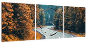 Slika - Vijugava cesta (sa satom) (90x30 cm)