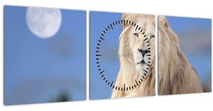 Slika - Bijeli lav (sa satom) (90x30 cm)