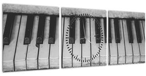 Slika starog klavira (sa satom) (90x30 cm)