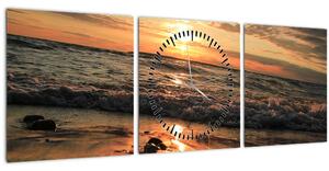 Slika - Zalazak sunca na oceanu (sa satom) (90x30 cm)