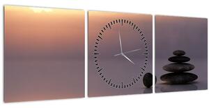 Slika - Ravnoteža (sa satom) (90x30 cm)