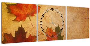 Slika s motivom jeseni (sa satom) (90x30 cm)