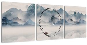 Slika - Dolina modrih gora (sa satom) (90x30 cm)