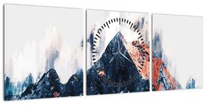 Slika - Abstraktna gora (sa satom) (90x30 cm)
