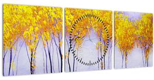 Slika rumenih dreves (sa satom) (90x30 cm)