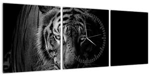 Slika divjega tigra (sa satom) (90x30 cm)