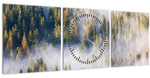 Slika dreves v megli (sa satom) (90x30 cm)