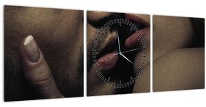 Slika - Poljub (sa satom) (90x30 cm)