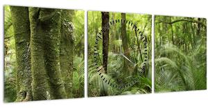 Slika tropskega deževnega gozda (sa satom) (90x30 cm)