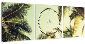 Slika s kokosovimi palmami (sa satom) (90x30 cm)