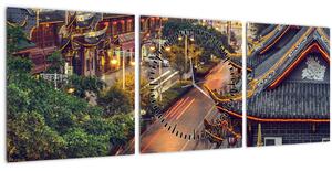 Slika - Qintai Road, Chengdu, Kitajska (sa satom) (90x30 cm)