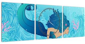 Slika - Mermaid (sa satom) (90x30 cm)